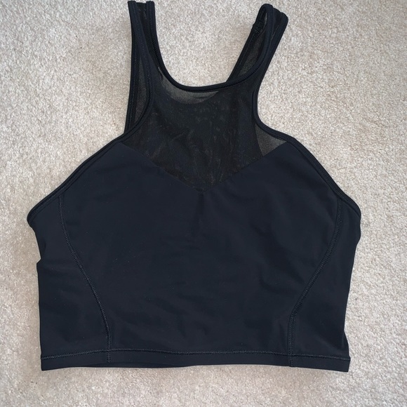 lululemon athletica Other - Lululemon high neck sports Bra black size 4